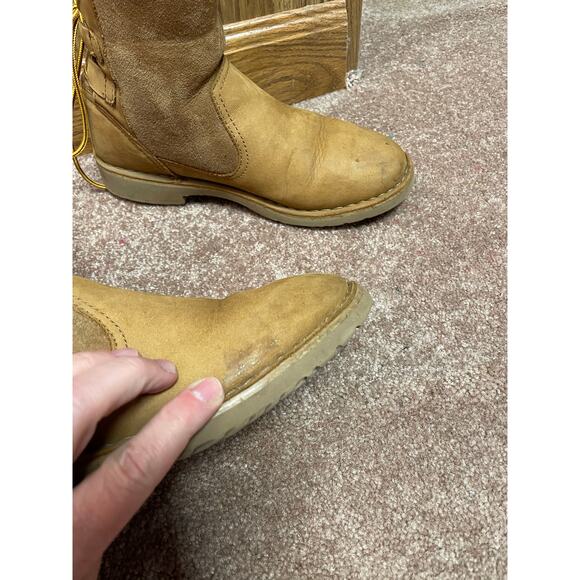 UGG size 6 Naiyah shearling winter ankle boots sheepskin suede women's - Picture 9 of 13